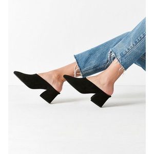 Urban Outfitters Black Mules